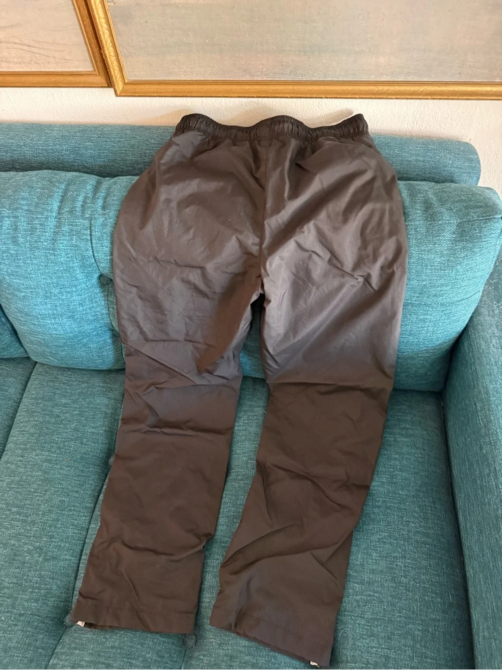 Boy’s Black Track Pants with Contrast Side Stripe